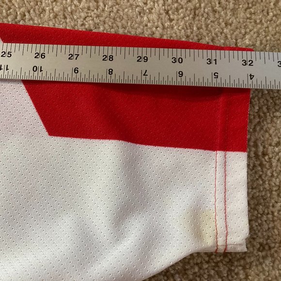 Vintage CCM Calgary Flames Mens Large L Sewn White Hockey Jersey - Picture 4 of 11